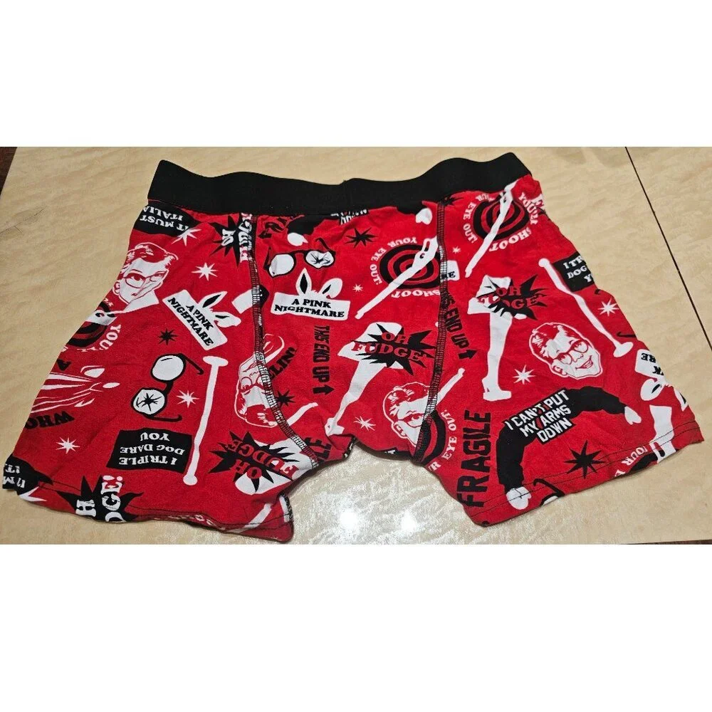 Men's Boxer Briefs, Cotton, A Christmas Story, Size M